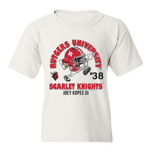Rutgers - NCAA Football : Joey Kopec III - Sport Shersey Youth T-Shirt-0