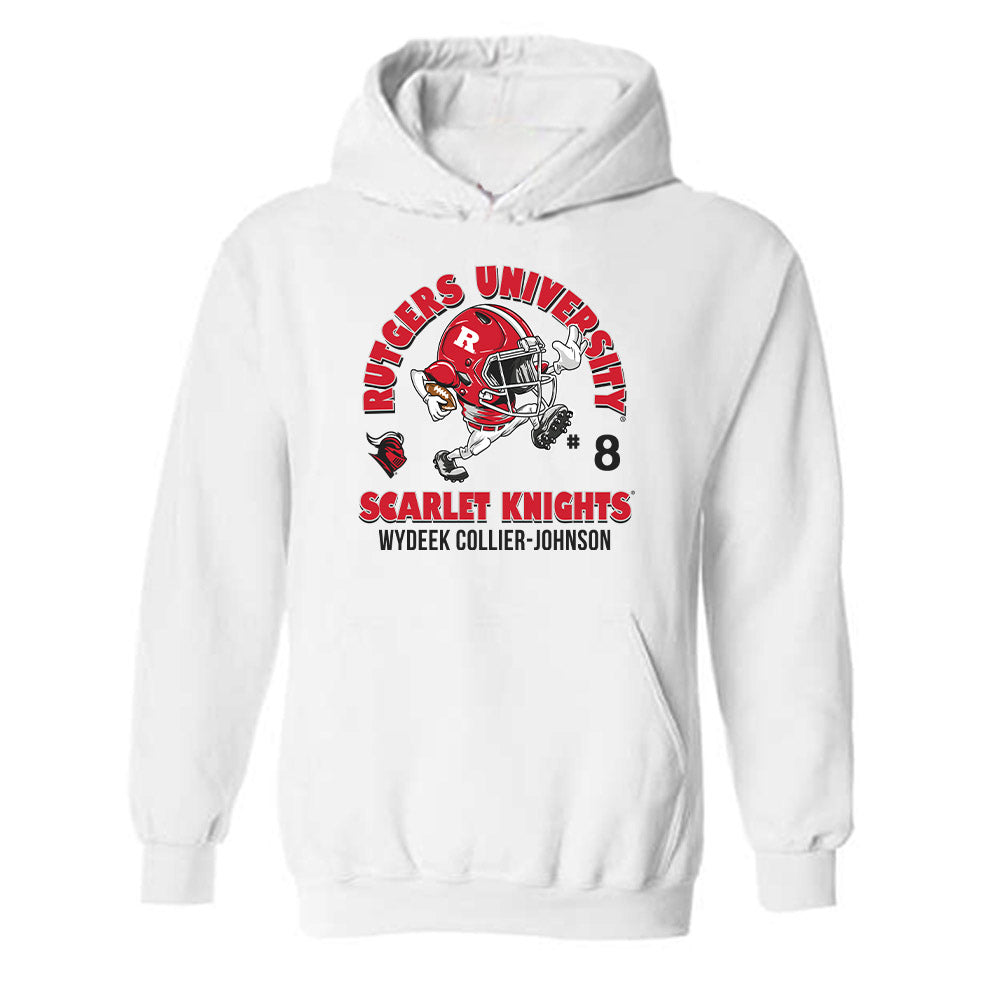 Rutgers - NCAA Football : Wydeek Collier-Johnson - Sport Shersey Hooded Sweatshirt-0