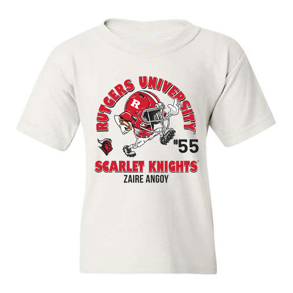 Rutgers - NCAA Football : Zaire Angoy - Sport Shersey Youth T-Shirt-0
