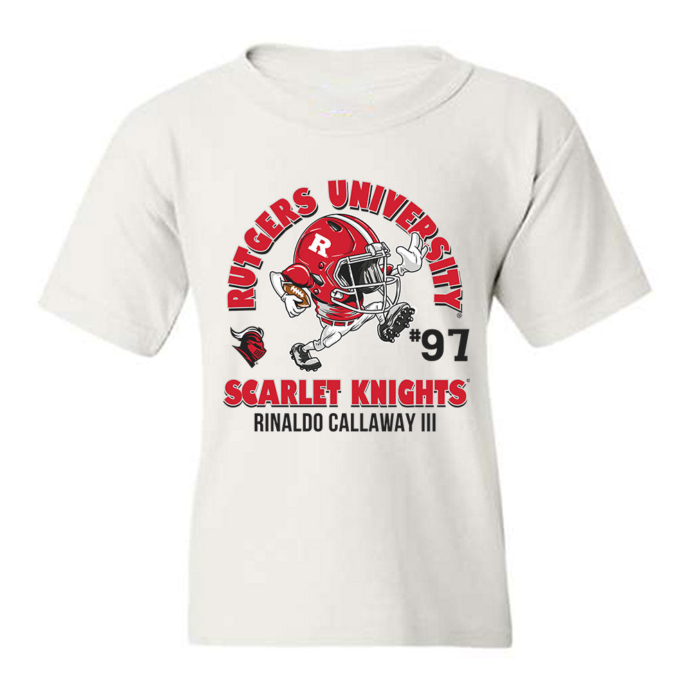 Rutgers - NCAA Football : Rinaldo Callaway III - Sport Shersey Youth T-Shirt-0