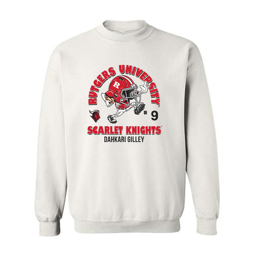 Rutgers - NCAA Football : Dahkari Gilley - Sport Shersey Crewneck Sweatshirt-0