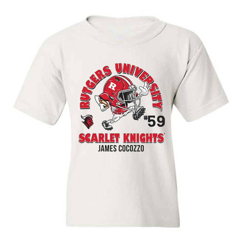 Rutgers - NCAA Football : James Cocozzo - Sport Shersey Youth T-Shirt-0