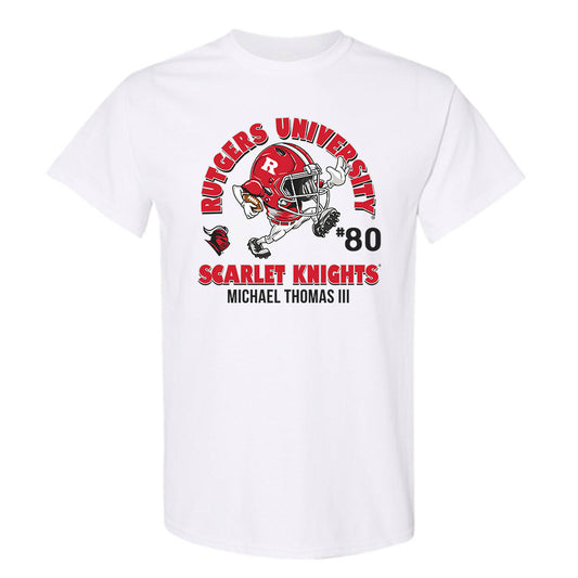 Rutgers - NCAA Football : Michael Thomas III - Sport Shersey T-Shirt-0