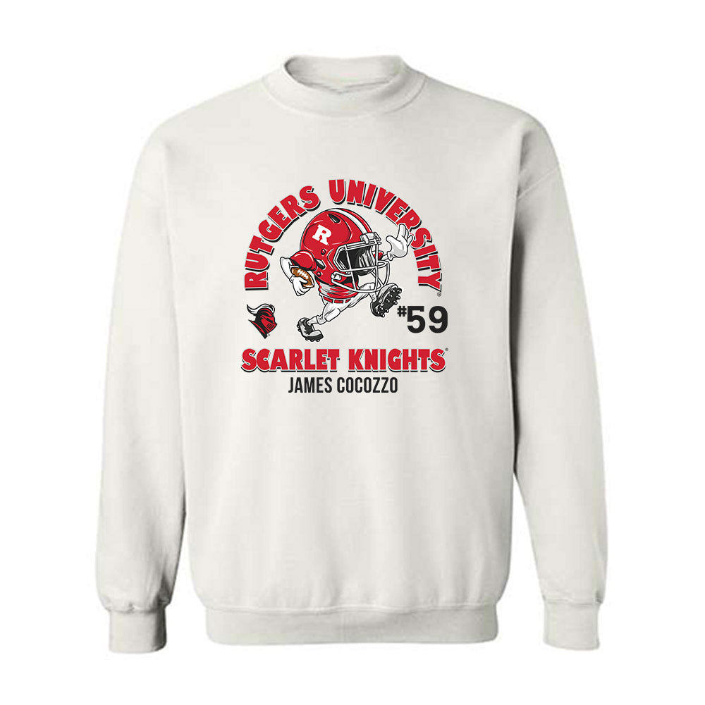 Rutgers - NCAA Football : James Cocozzo - Sport Shersey Crewneck Sweatshirt-0