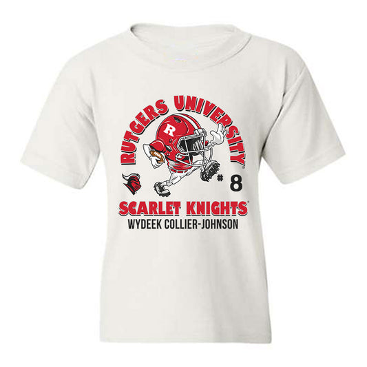 Rutgers - NCAA Football : Wydeek Collier-Johnson - Sport Shersey Youth T-Shirt-0