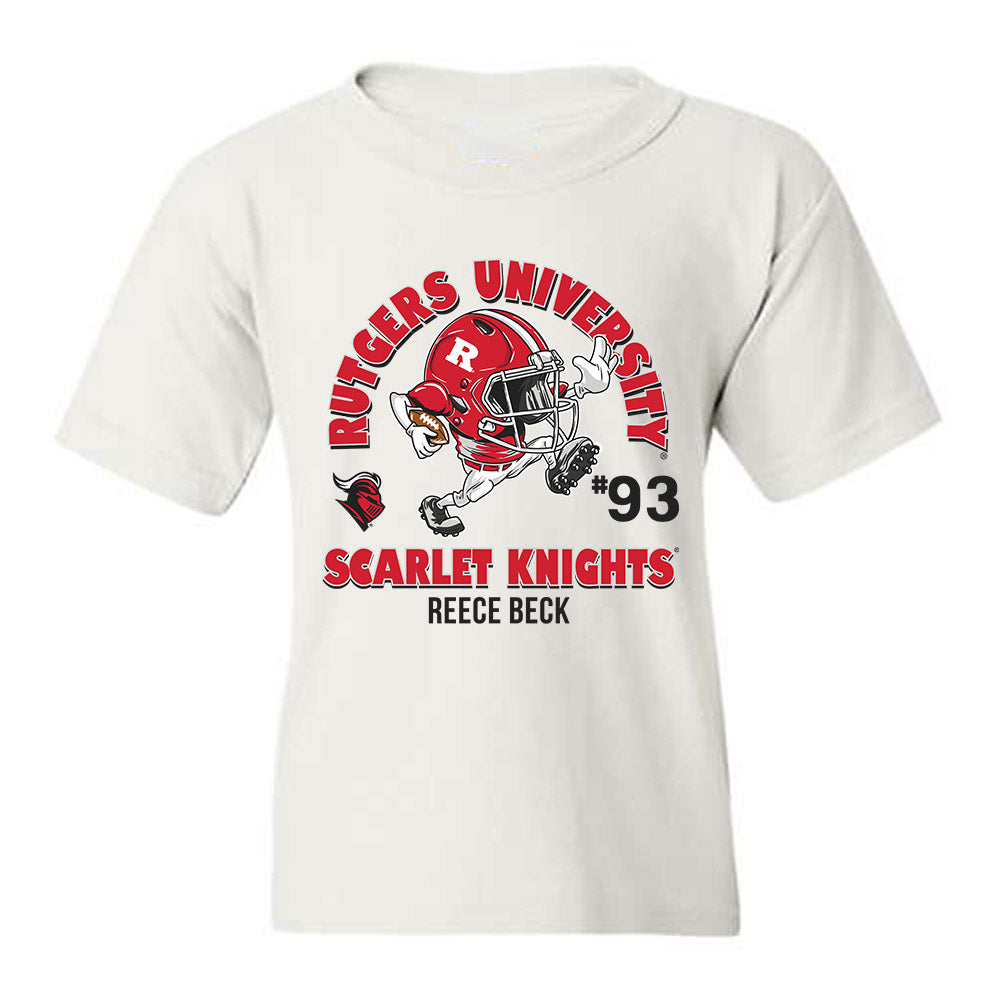 Rutgers - NCAA Football : Reece Beck - Sport Shersey Youth T-Shirt-0