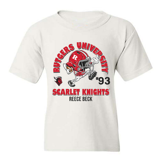 Rutgers - NCAA Football : Reece Beck - Sport Shersey Youth T-Shirt-0