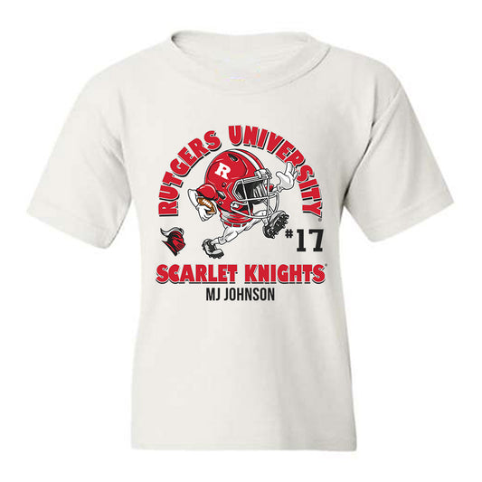 Rutgers - NCAA Football : MJ Johnson - Sport Shersey Youth T-Shirt-0