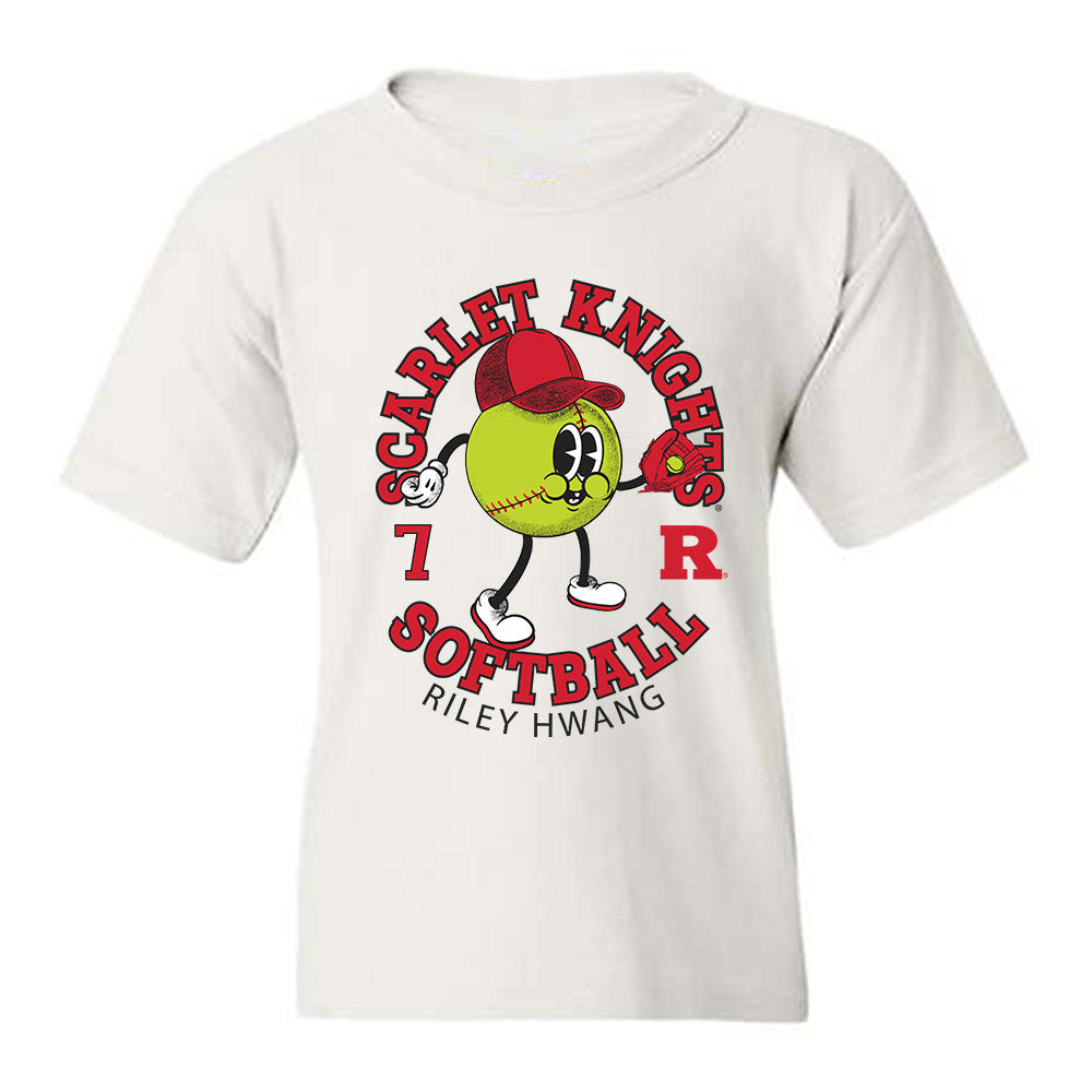 Rutgers - NCAA Softball : Riley Hwang - Fashion Shersey Youth T-Shirt-0