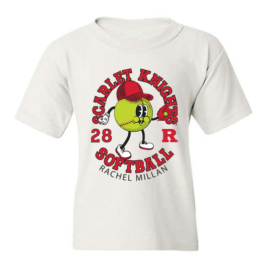 Rutgers - NCAA Softball : Rachel Millan - Fashion Shersey Youth T-Shirt-0