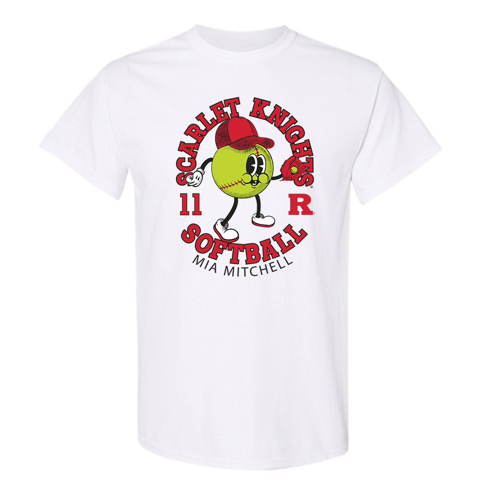 Rutgers - NCAA Softball : Mia Mitchell - Fashion Shersey T-Shirt-0