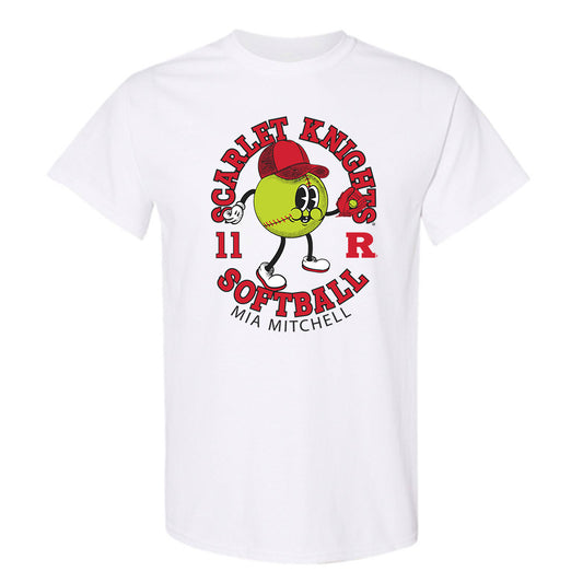 Rutgers - NCAA Softball : Mia Mitchell - Fashion Shersey T-Shirt-0