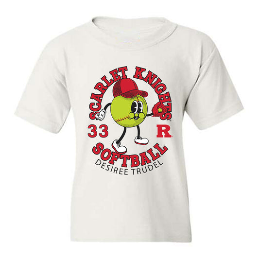 Rutgers - NCAA Softball : Desiree Trudel - Fashion Shersey Youth T-Shirt-0