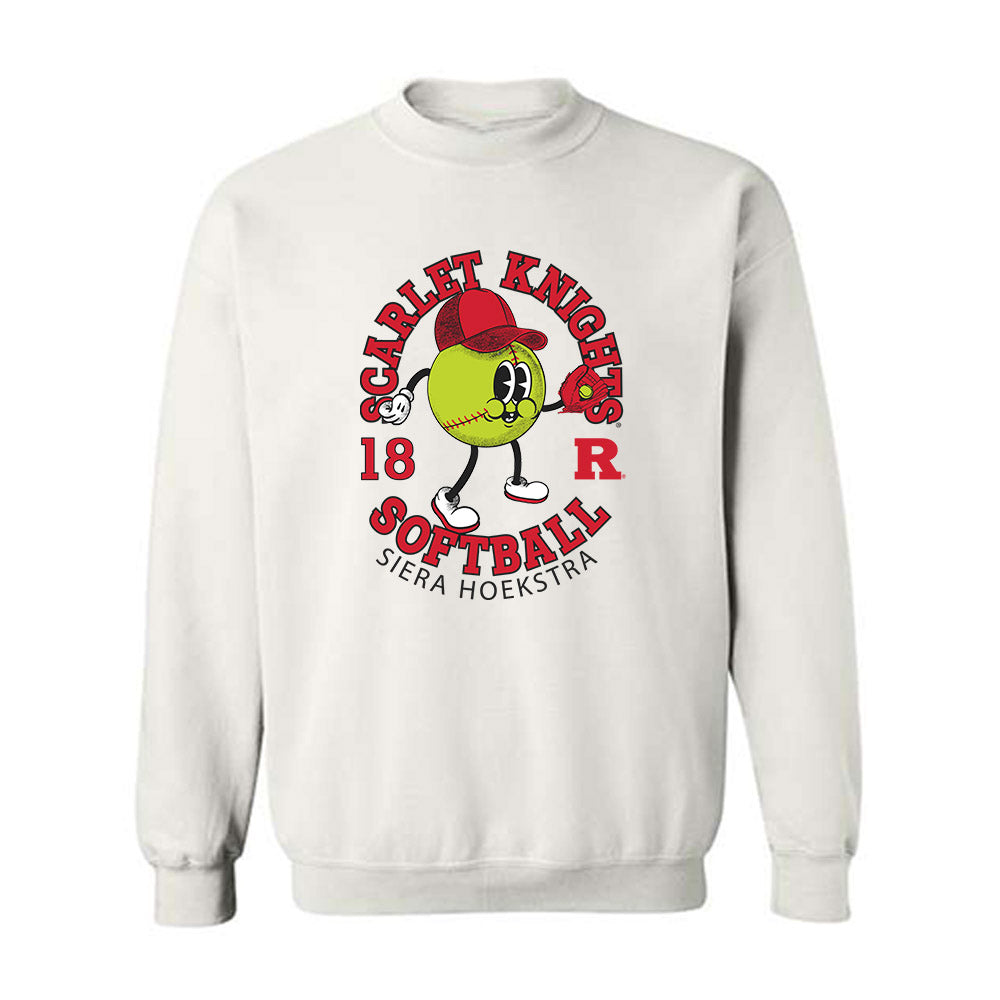 Rutgers - NCAA Softball : Siera Hoekstra - Fashion Shersey Crewneck Sweatshirt-0