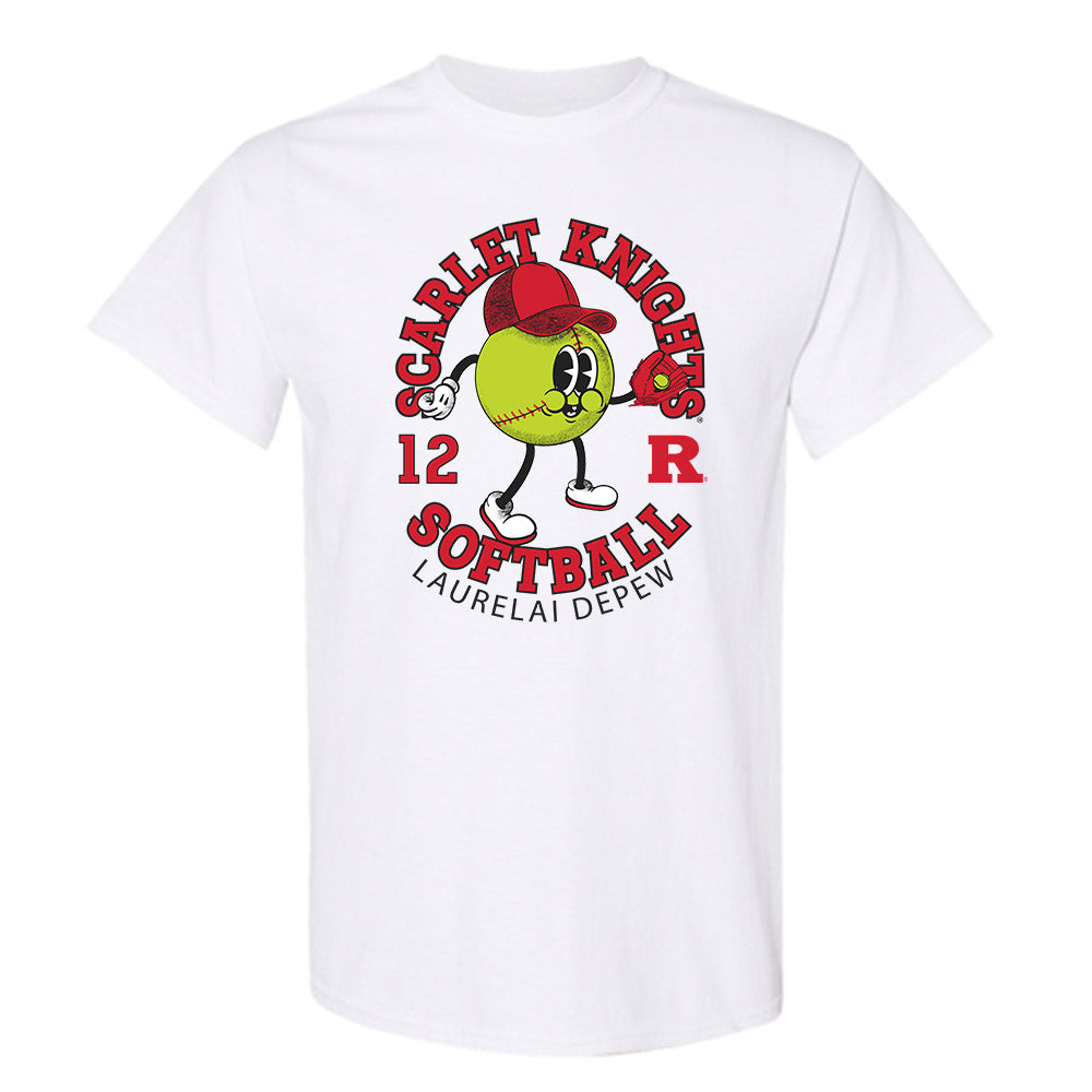 Rutgers - NCAA Softball : Laurelai DePew - Fashion Shersey T-Shirt-0
