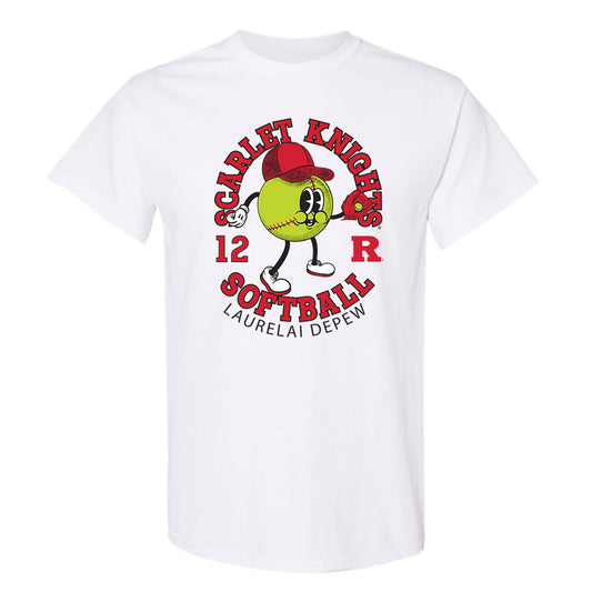 Rutgers - NCAA Softball : Laurelai DePew - Fashion Shersey T-Shirt-0