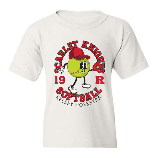 Rutgers - NCAA Softball : Kelsey Hoekstra - Fashion Shersey Youth T-Shirt-0
