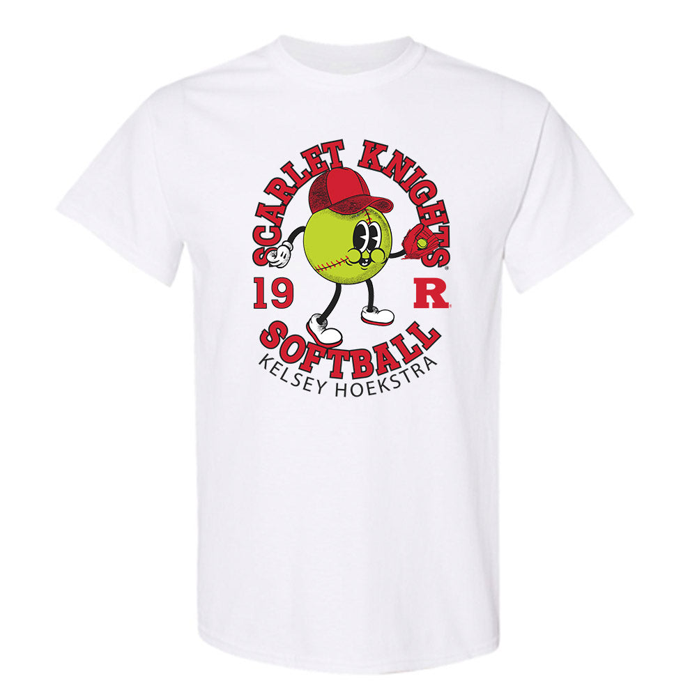 Rutgers - NCAA Softball : Kelsey Hoekstra - Fashion Shersey T-Shirt-0