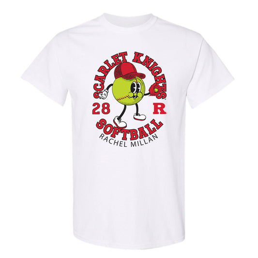 Rutgers - NCAA Softball : Rachel Millan - Fashion Shersey T-Shirt-0