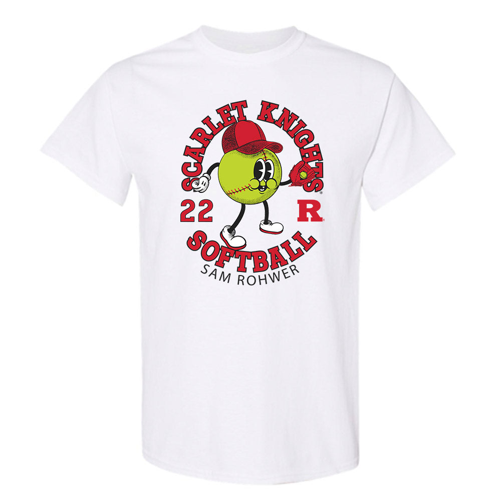 Rutgers - NCAA Softball : Sam Rohwer - Fashion Shersey T-Shirt-0