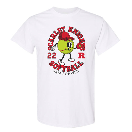 Rutgers - NCAA Softball : Sam Rohwer - Fashion Shersey T-Shirt-0