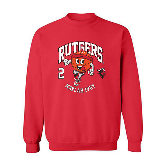 Rutgers - NCAA Women's Basketball : Kaylah Ivey - Fashion Shersey Crewneck Sweatshirt-0