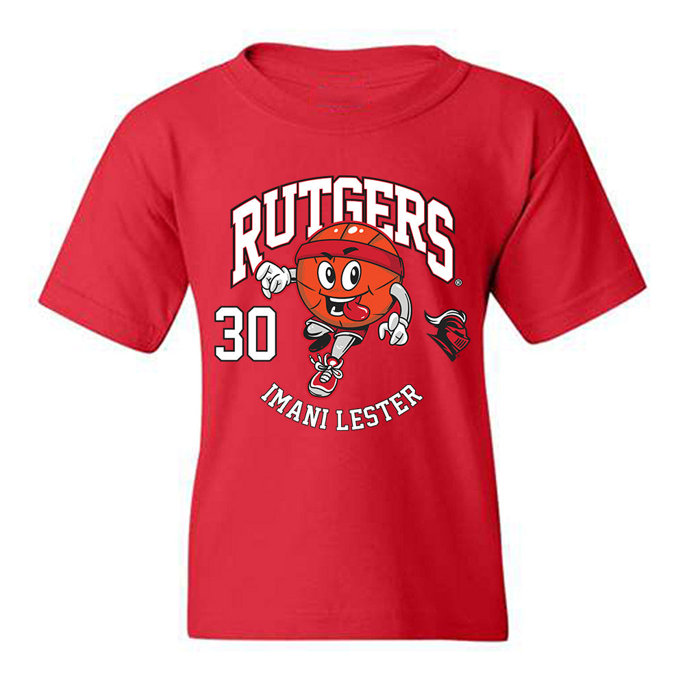 Rutgers - NCAA Women's Basketball : Imani Lester - Fashion Shersey Youth T-Shirt-0