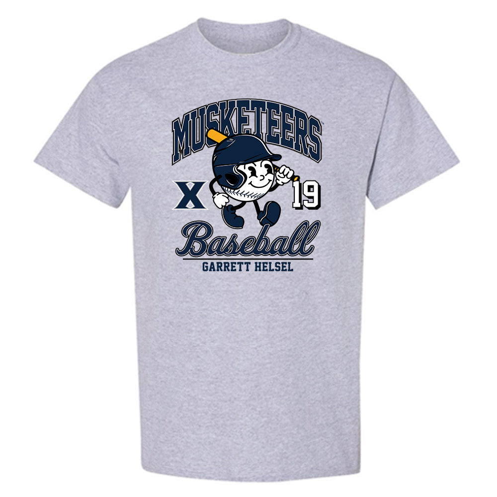 Xavier - NCAA Baseball : Garrett Helsel - Fashion Shersey T-Shirt-0
