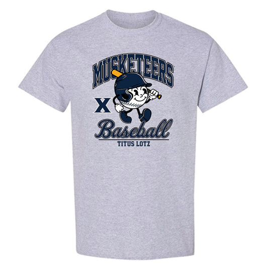 Xavier - NCAA Baseball : Titus Lotz - Fashion Shersey T-Shirt-0