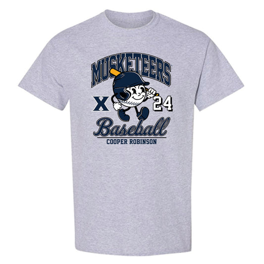 Xavier - NCAA Baseball : Cooper Robinson - Fashion Shersey T-Shirt-0