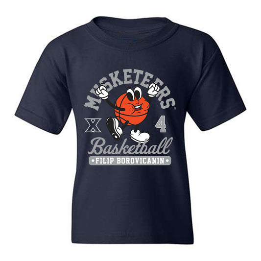 Xavier - NCAA Men's Basketball : Filip Borovicanin - Fashion Shersey Youth T-Shirt-0