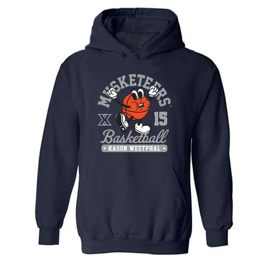 Xavier - NCAA Men's Basketball : Kason Westphal - Fashion Shersey Hooded Sweatshirt-0