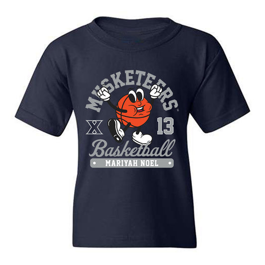 Xavier - NCAA Women's Basketball : Mariyah Noel - Fashion Shersey Youth T-Shirt-0