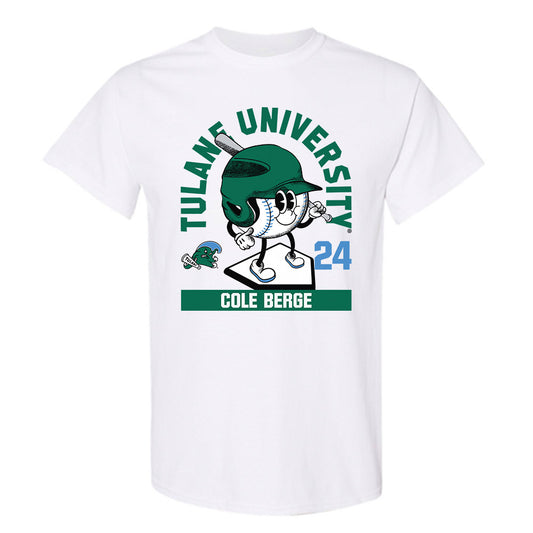 Tulane - NCAA Baseball : Cole Berge - Fashion Shersey T-Shirt-0