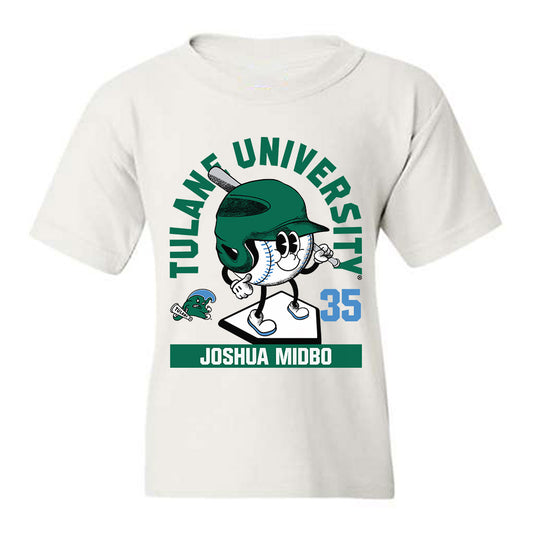 Tulane - NCAA Baseball : Joshua Midbo - Fashion Shersey Youth T-Shirt-0