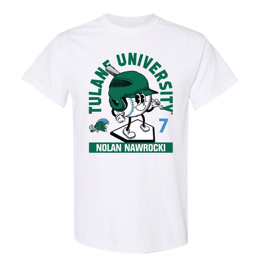 Tulane - NCAA Baseball : Nolan Nawrocki - Fashion Shersey T-Shirt-0