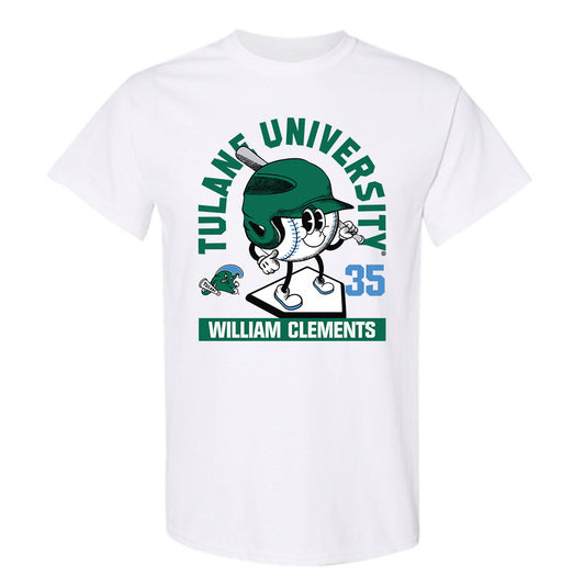 Tulane - NCAA Baseball : William Clements - Fashion Shersey T-Shirt-0