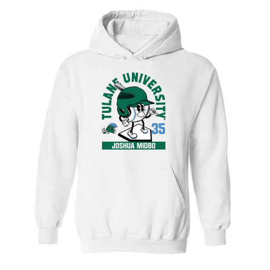 Tulane - NCAA Baseball : Joshua Midbo - Fashion Shersey Hooded Sweatshirt-0
