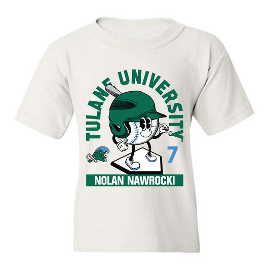 Tulane - NCAA Baseball : Nolan Nawrocki - Fashion Shersey Youth T-Shirt-0