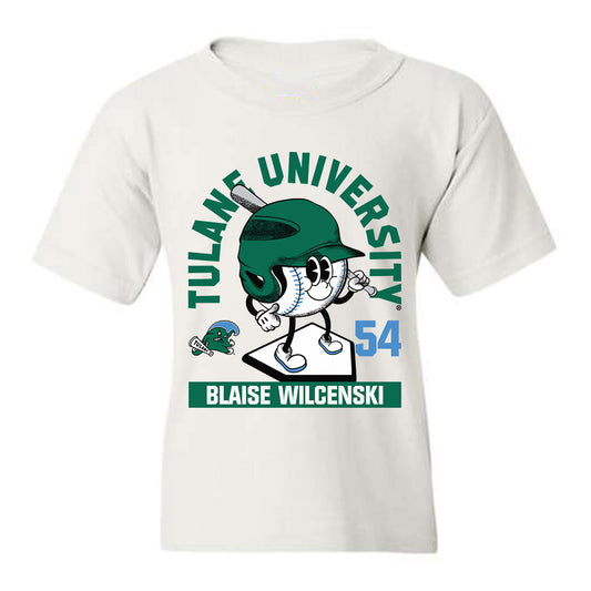 Tulane - NCAA Baseball : Blaise Wilcenski - Fashion Shersey Youth T-Shirt