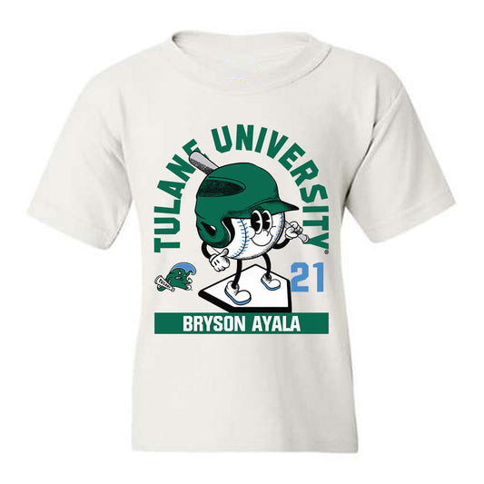 Tulane - NCAA Baseball : Bryson Ayala - Fashion Shersey Youth T-Shirt-0