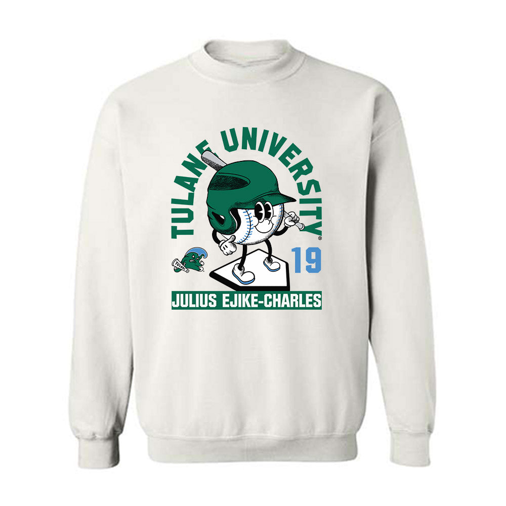 Tulane - NCAA Baseball : Julius Ejike-Charles - Fashion Shersey Crewneck Sweatshirt-0