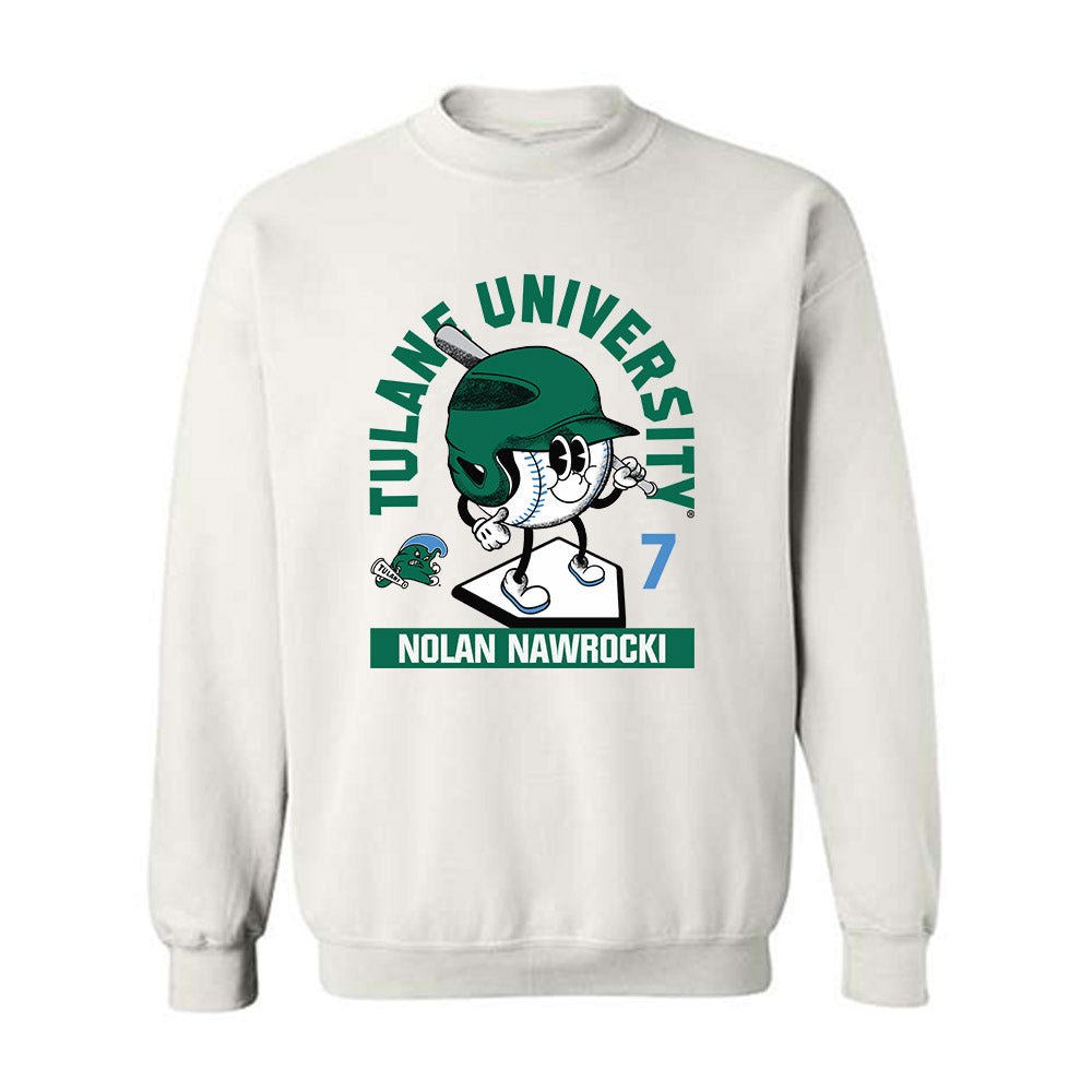 Tulane - NCAA Baseball : Nolan Nawrocki - Fashion Shersey Crewneck Sweatshirt-0