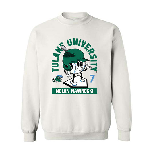 Tulane - NCAA Baseball : Nolan Nawrocki - Fashion Shersey Crewneck Sweatshirt-0