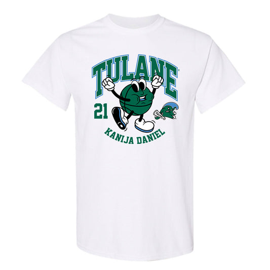 Tulane - NCAA Women's Basketball : Kanija Daniel - Fashion Shersey T-Shirt-0