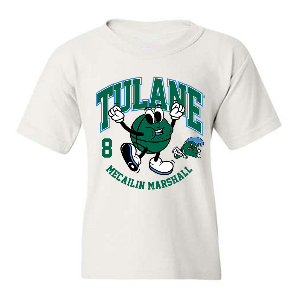Tulane - NCAA Women's Basketball : Mecailin Marshall - Fashion Shersey Youth T-Shirt-0