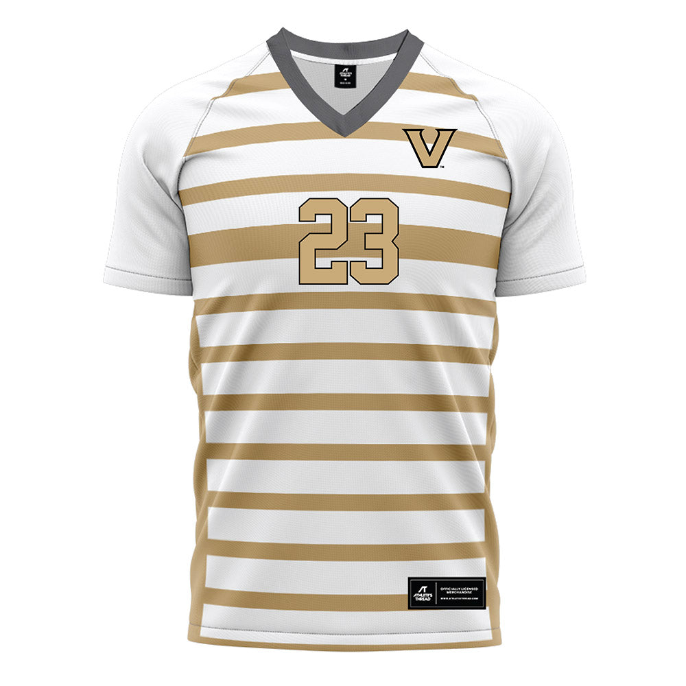 Vanderbilt - NCAA Women's Soccer : Ana Ramirez - Stripes Soccer Jersey-0