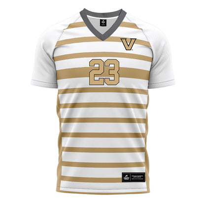 Vanderbilt - NCAA Women's Soccer : Ana Ramirez - Stripes Soccer Jersey-0
