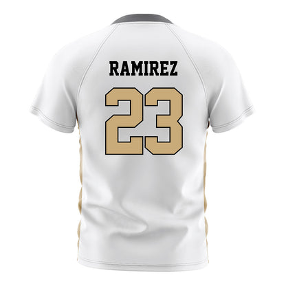 Vanderbilt - NCAA Women's Soccer : Ana Ramirez - White Soccer Jersey-1