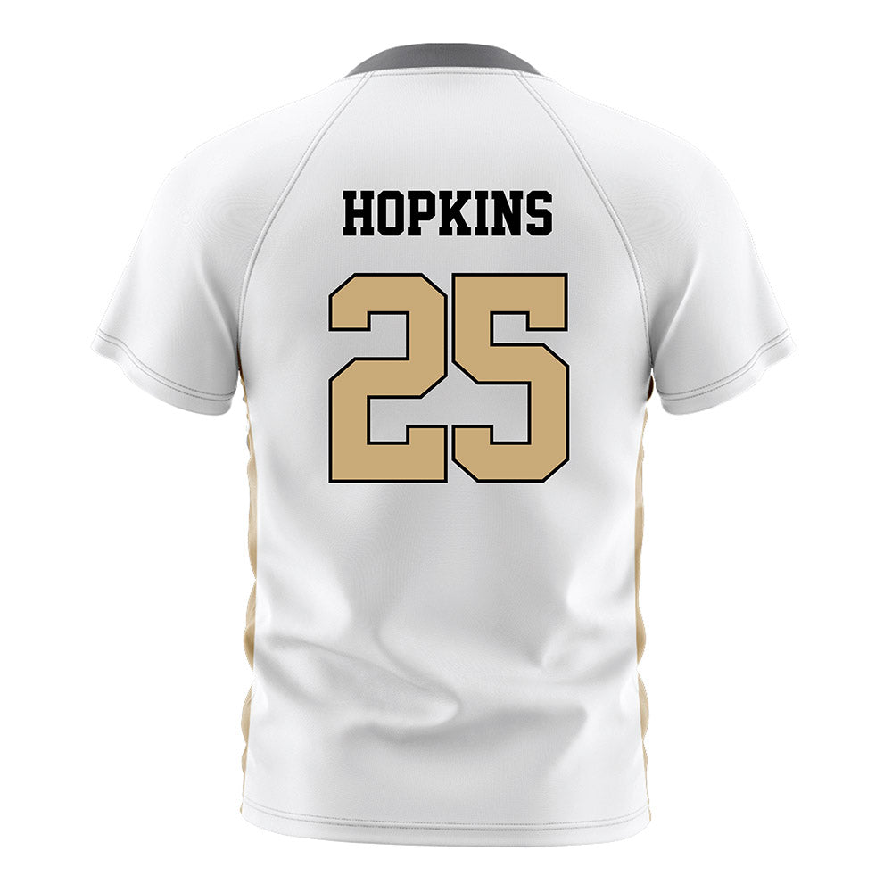 Vanderbilt - NCAA Women's Soccer : Lawson Hopkins - White Soccer Jersey-1